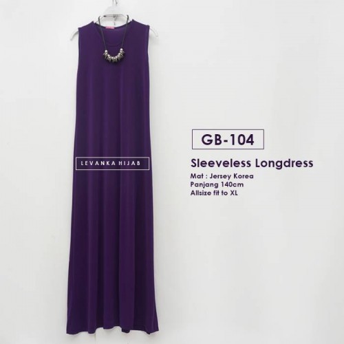 GB-104 Gamis Tanpa Lengan
